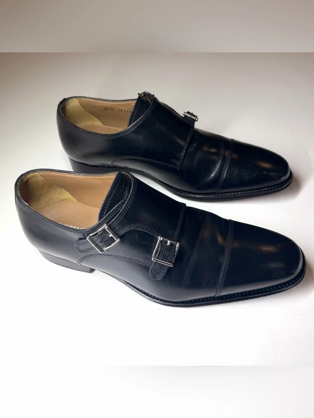Florsheim Imperial Men’s Classic Leather Double Monk Strap Dress Shoes Size- 8
